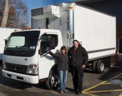 Image of truck refrigerator box.